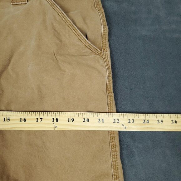 Coleman Cargo Shorts Lot of 2 Mens 36 Khaki Gray Canvas Workwear Outdoor - Picture 6 of 15